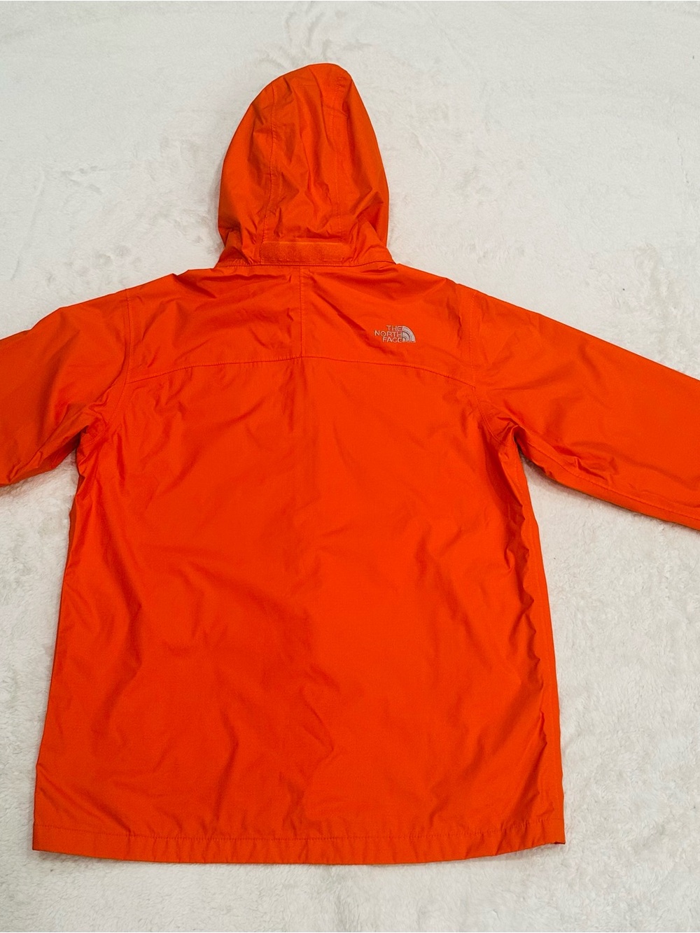 The North Face Hyvent Hooded Orange Rain Jacket Nylon Youth 14-16 Women’s S - Picture 6 of 11